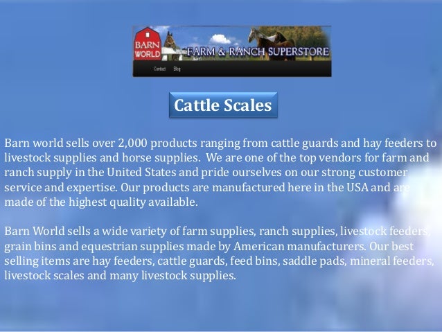 Cattle Scales
