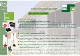Cattle services - turn key projects (English)
