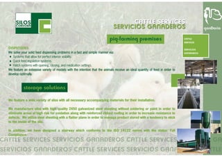 Cattle services - turn key projects (English)