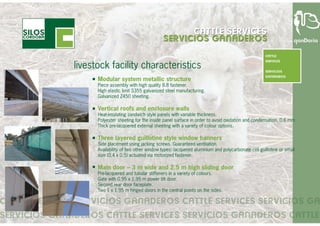 Cattle services - turn key projects (English)