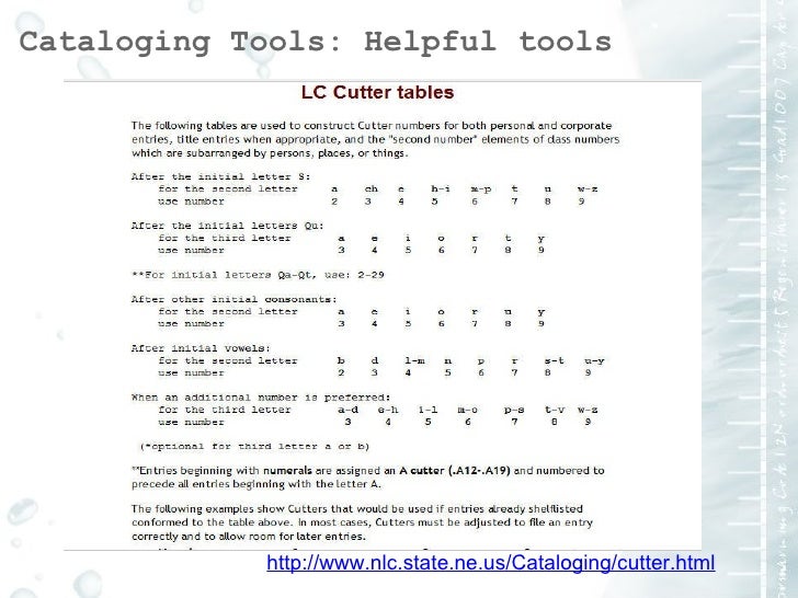 Free Cataloging Tools