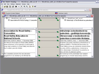 REUSING YOU OLD TRANSLATIONS
 The best way to make a TM:
 reliable source (YOU did the translation)
 readily available (stored on you PC)
 