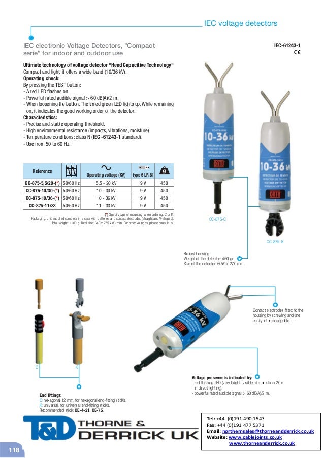 Catu Cc 875 5 5 Iec Voltage Detectors 5 5kv kv Catu Cc 875 5 5 Iec Voltage Detectors 5 5kv kv