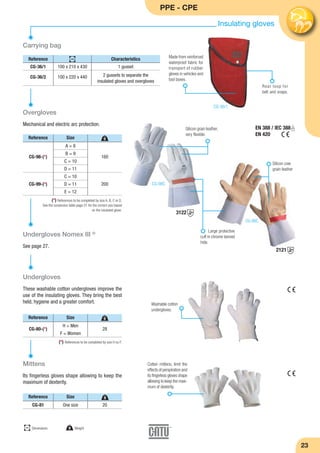 X1 Pair Latex Insulating Gloves Class 2 Long 36 cm Size 10 Gloves LATEX  HTA 