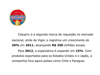 Catupiry inicia no marketing