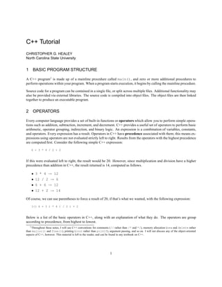 [C++][a] tutorial 2 | PDF