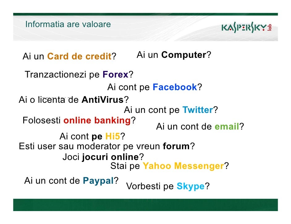 Cont pe forex