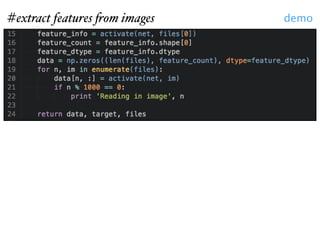 #extract features from images demo
 