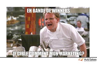 EH BANDE DE WINNERS
JE CIBLE COMMENT MON MARKETING?
 