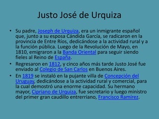 Biografia de Justo José de Urquiza