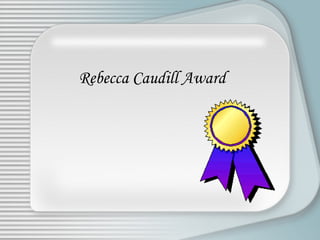 Rebecca Caudill Award 