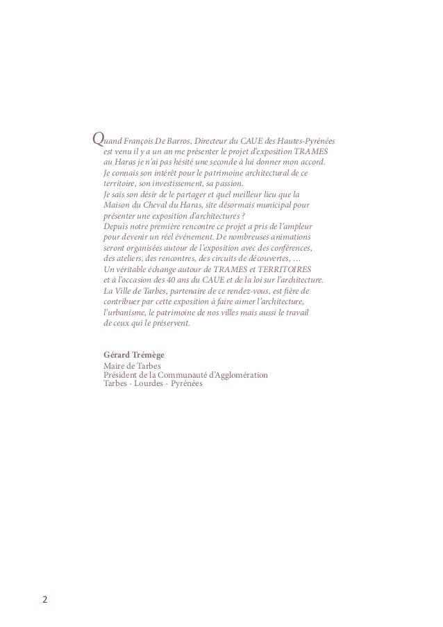 Trame Et Territoire Caue 65 Livre Expo Min