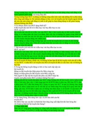 Trong trường hợp vận tốc của động cơ ít thay đổi thì ta có thể dùng công suất đẳng trị để
kiệm nghiệm phát nóng, tải trọng...