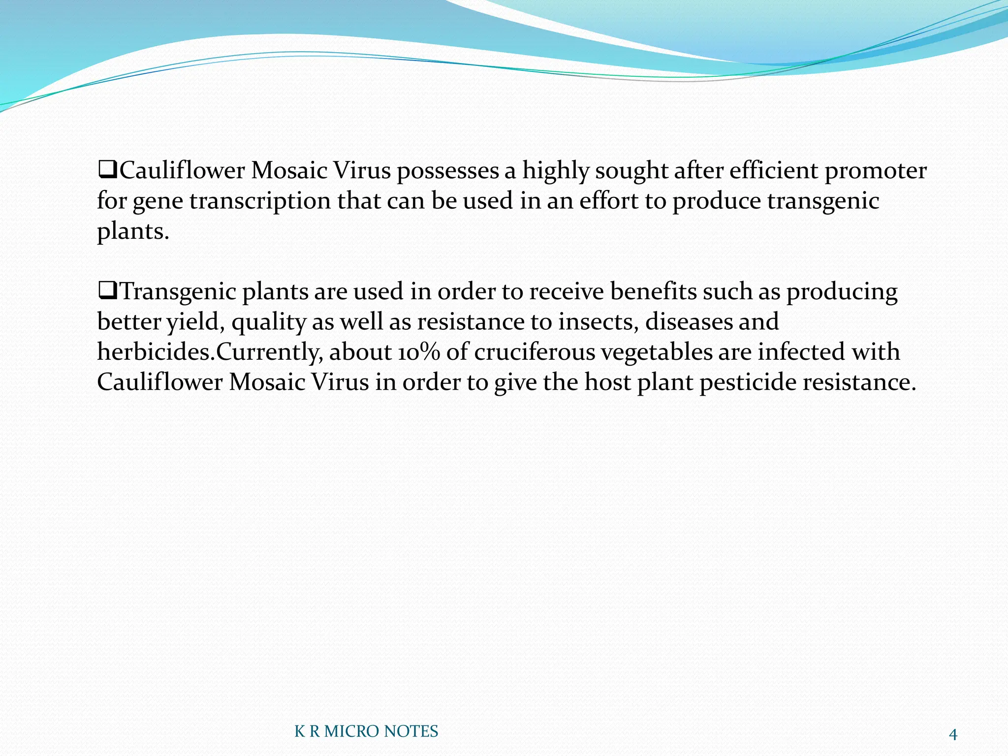 CAULIFLOWER MOSAIC VIRUS K R.pptx