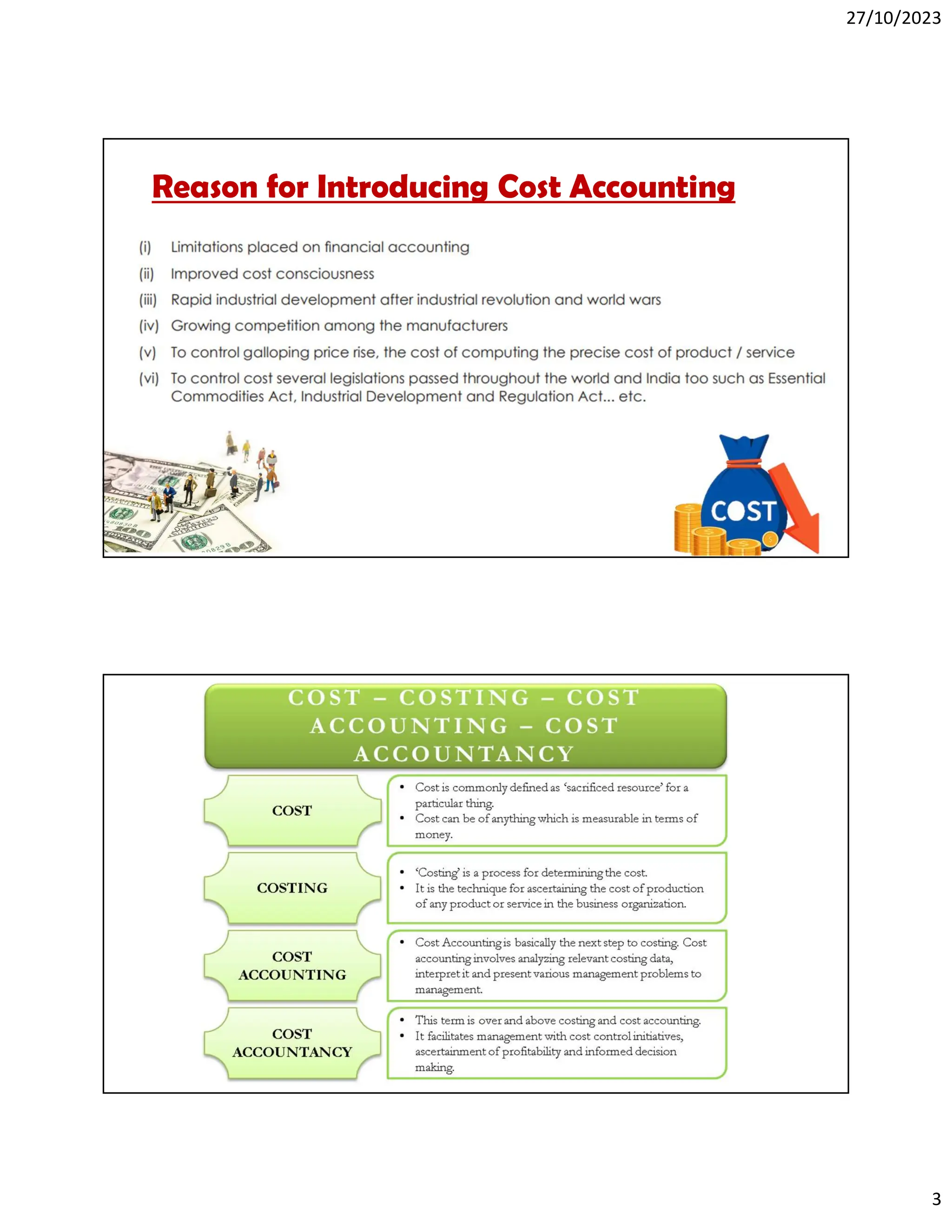 Introduction to Cost Accounting | PDF | Business Accounting & Finance ...