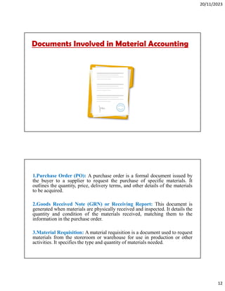 Part Iv Material Account Form.pdf Cost Accounting: Unit-2Material Cost | PDF