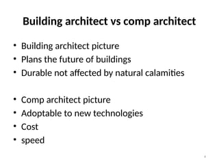 Computer Architecture Unit 1 presentation | PPTX