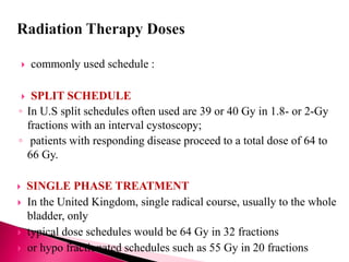 Ca urinary bladder management | PPTX