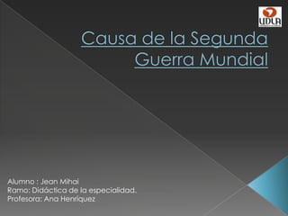 Alumno : Jean Mihai
Ramo: Didáctica de la especialidad.
Profesora: Ana Henríquez

 