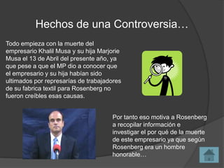 Rodrigo Rosenberg | PPTX | True Crime | Genres