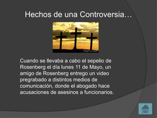 Rodrigo Rosenberg | PPTX | True Crime | Genres