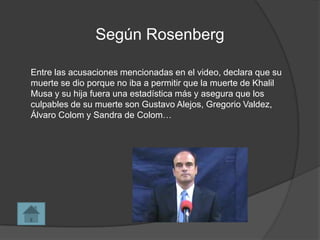 Rodrigo Rosenberg | PPTX | True Crime | Genres