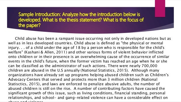 causal analysis essay