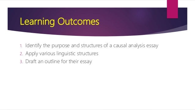 Sample Persuasive Essay High School Causal Analysis Essay Russell Rodrigo Descriptive Essay Thesis also Thesis Statement In An Essay Causal Analysis Essay Essay Of Health