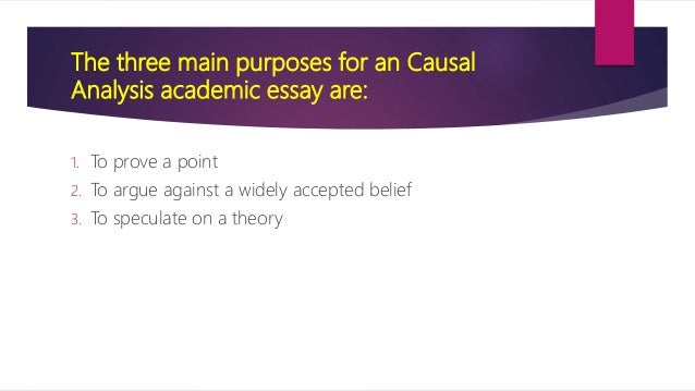 what is causal analysis