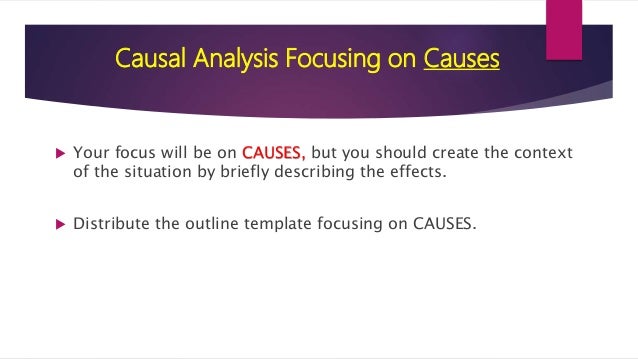 what is a causal analysis