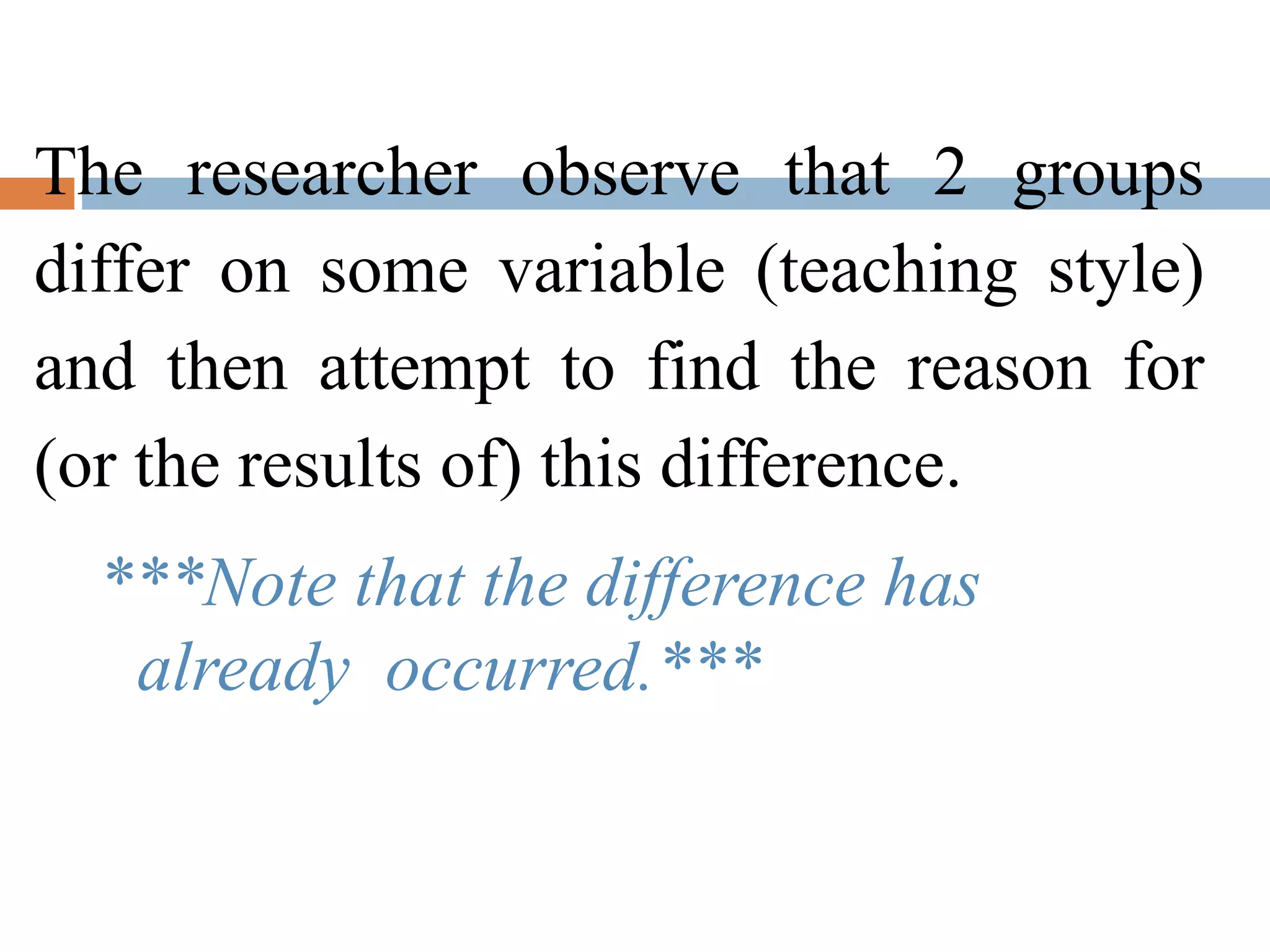 Causal comparative research | PPTX