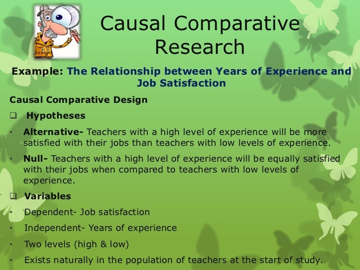 example of causal-comparative research paper