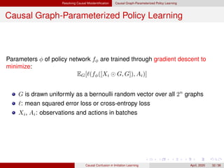 Causal Confusion in Imitation Learning | PDF