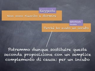 Causale subordinata | KEY