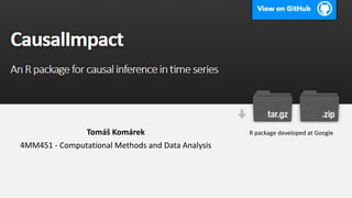 Causal Impact - Evaluating incrementality of marketing campaigns | PDF