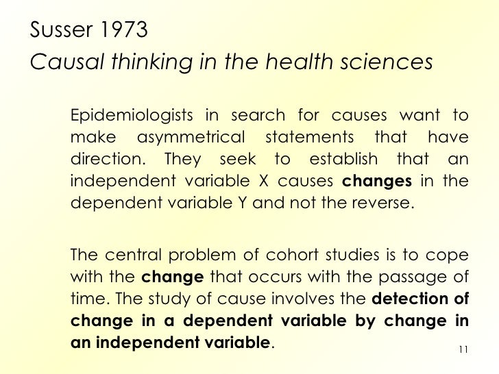 Causality Epidemiology