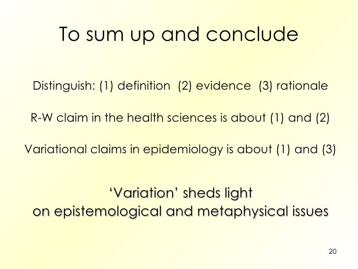 types of causality in epidemiology