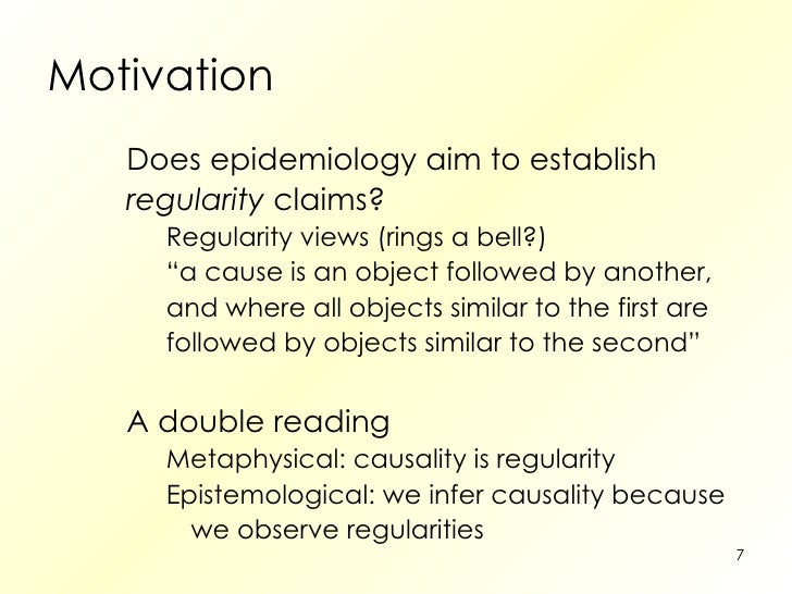 definition of causality in epidemiology