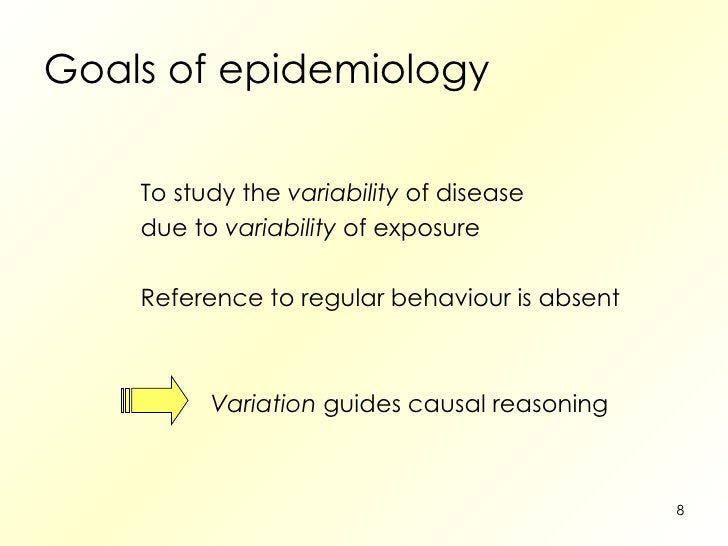concept of causality in epidemiology