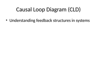 Cld System Example Introduction to Causal Loop Diagram Concept | PPTX