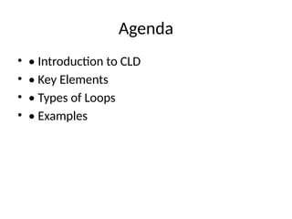 Introduction to Causal Loop Diagram Concept | PPTX
