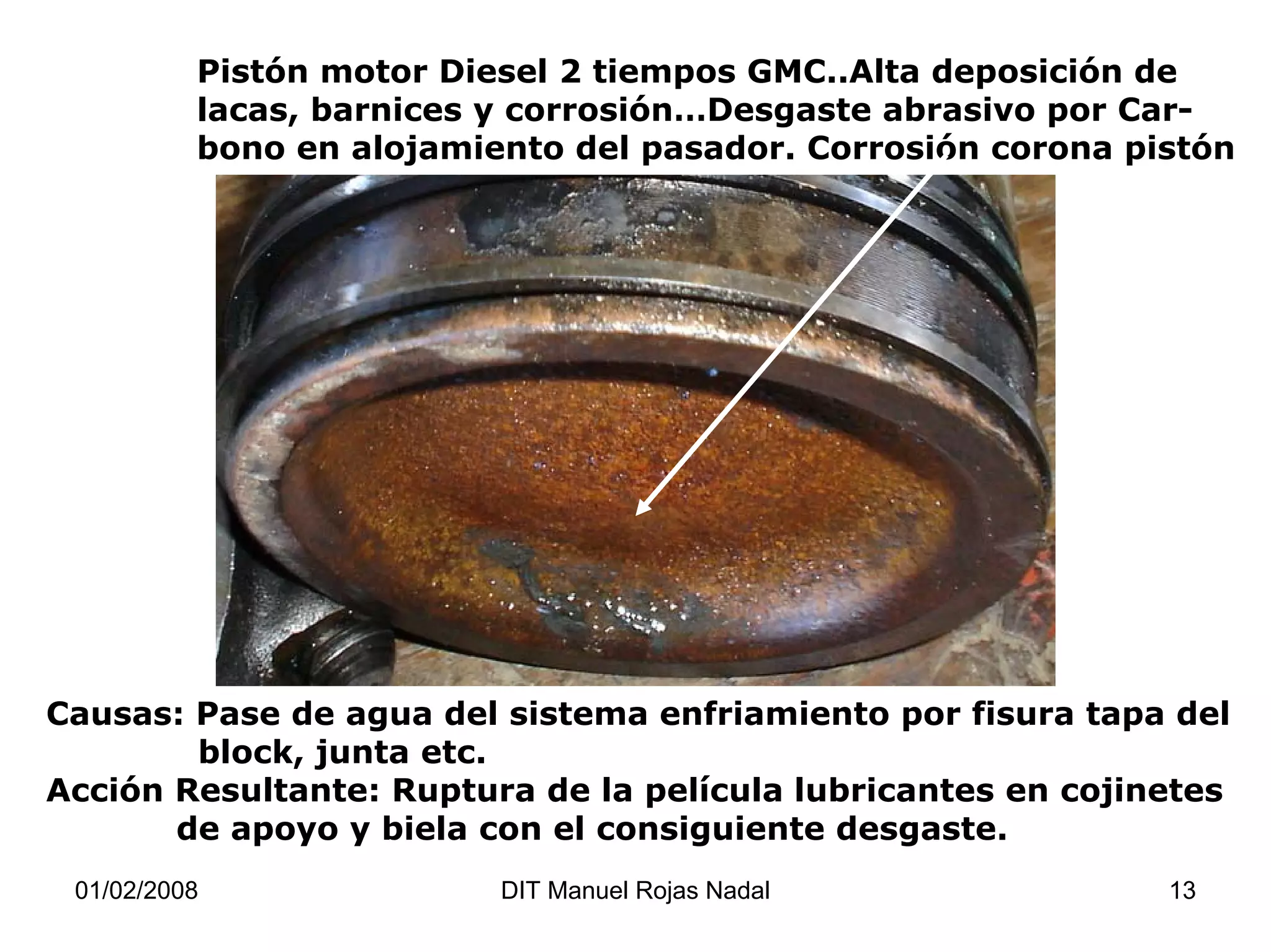 Causas Desgaste Equipos de Minas Motores Diesel Caterpillar | PDF