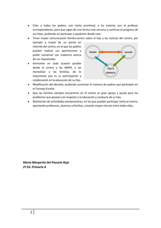 Citar a todos los padres, con cierta prontitud, a las tutorías con el profesor
        correspondiente, para que sigan de ...