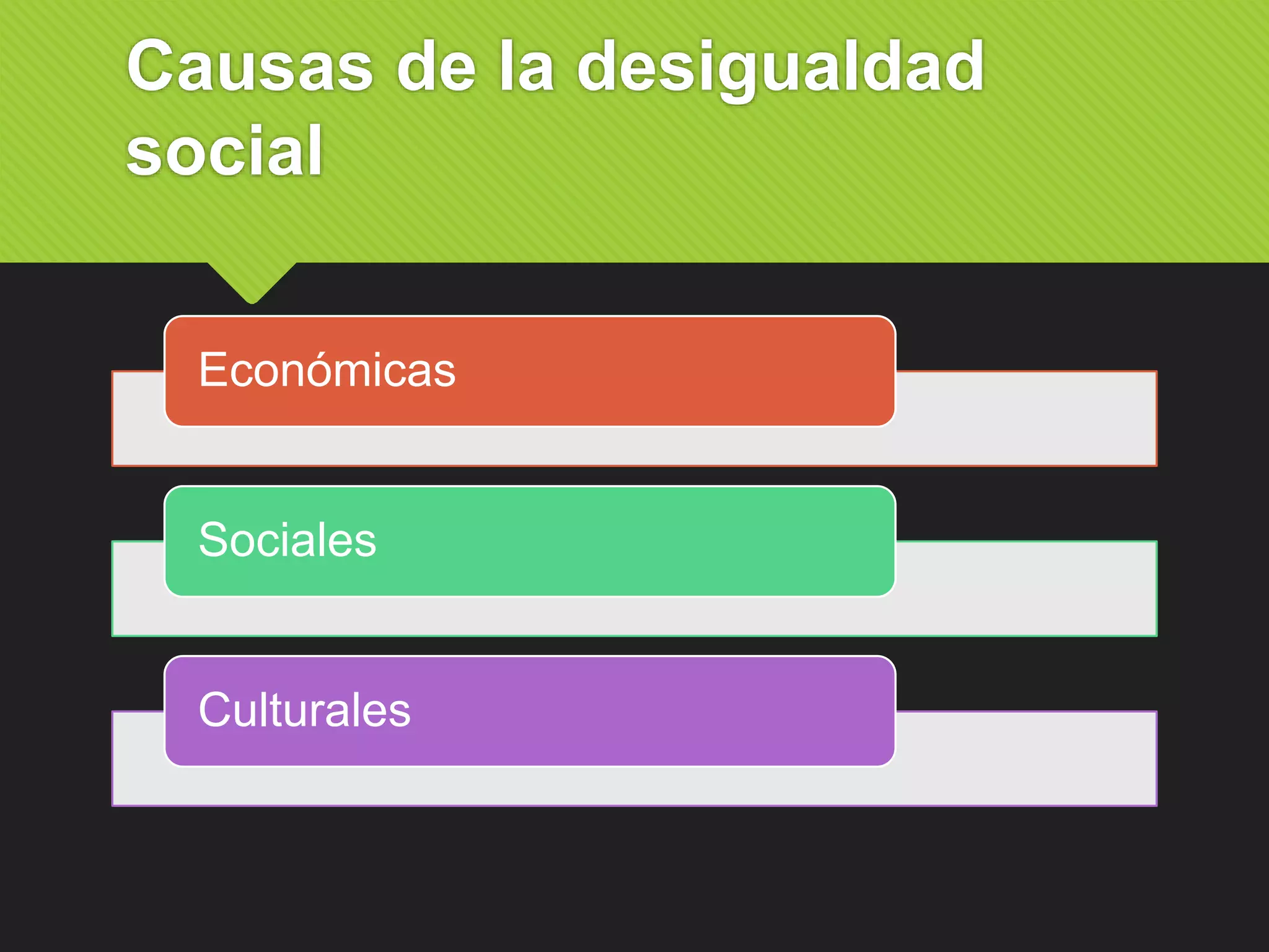 Causas de la desigualdad social | PPT