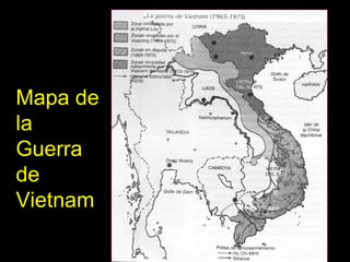 Mapa de la Guerra de Vietnam 