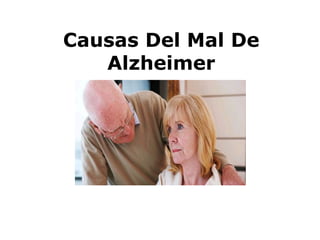 Causas Del Mal De
Alzheimer
 