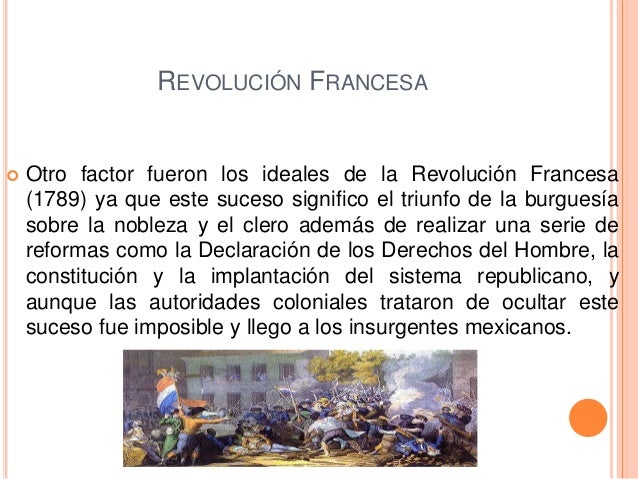 Causas internas y externas de la Independencia de México