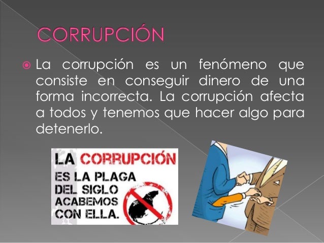 Causas y consecuencias de la corrupción