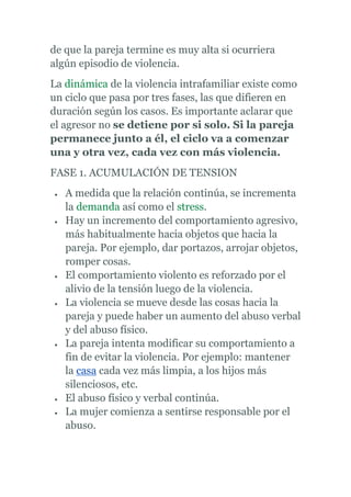 Causas y efectos de la violencia tania