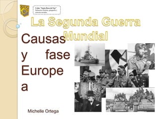 Ceduc “Santa Rosa del Sur”
   Subsector Historia, geografía y
   ciencias sociales.




Causas
y fase
Europe
a
Michelle Ortega
 